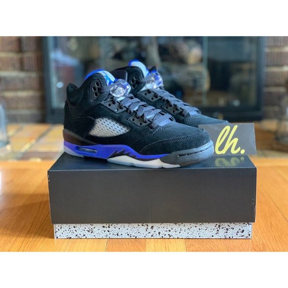 Sz 5y Air Jordan Retro 5 "Racer Blue" - Picture 4 of 5